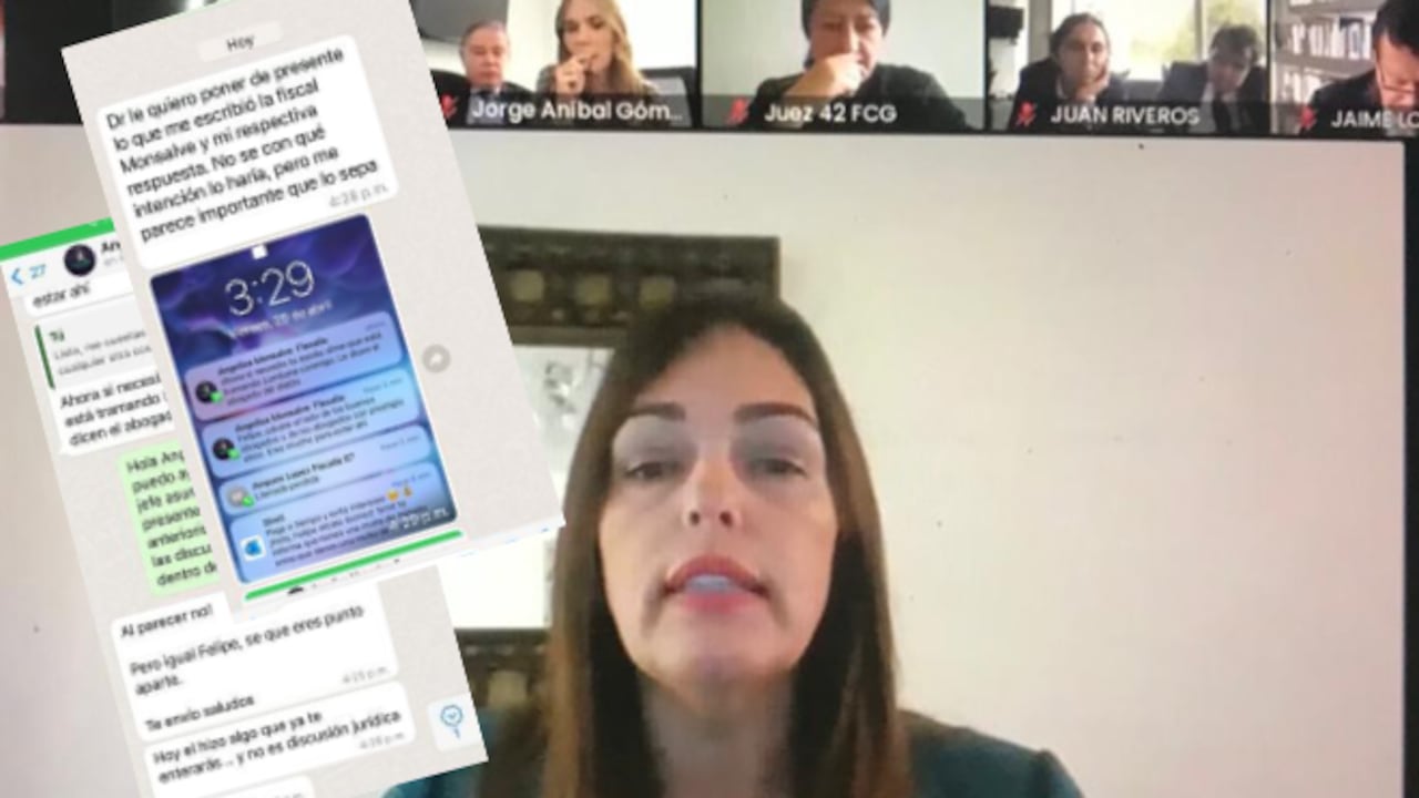 La fiscal Angélica Monsalve, que denunció un traslado irregular en la Fiscalía buscó a los abogados de la familia Ríos Velilla para pedirles “pasarse al lado de los buenos”.
