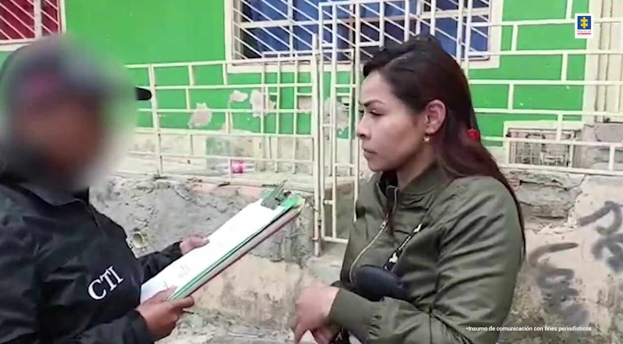 Lina Paola Martín Toro, es señalada de agredir con un cuchillo a su compañero sentimental mientras veían televisión.