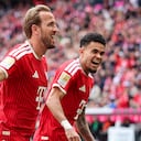 Harry Kane y Luis Díaz