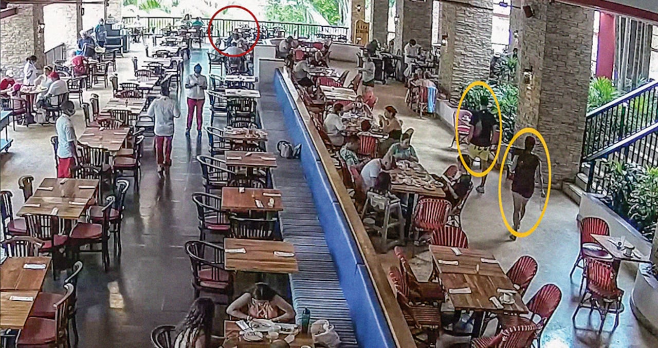 Los delincuentes los siguen desde el inicio del día.