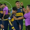 Caliente cara a cara de Leandro Paredes y Wilmar Roldán en partido de Copa Sudamericana