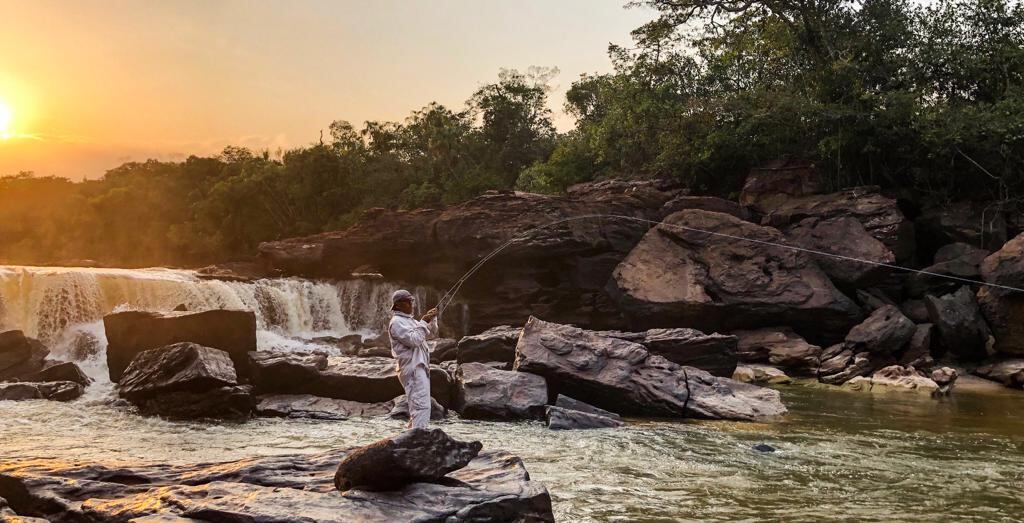 Pescadores pesca deportiva