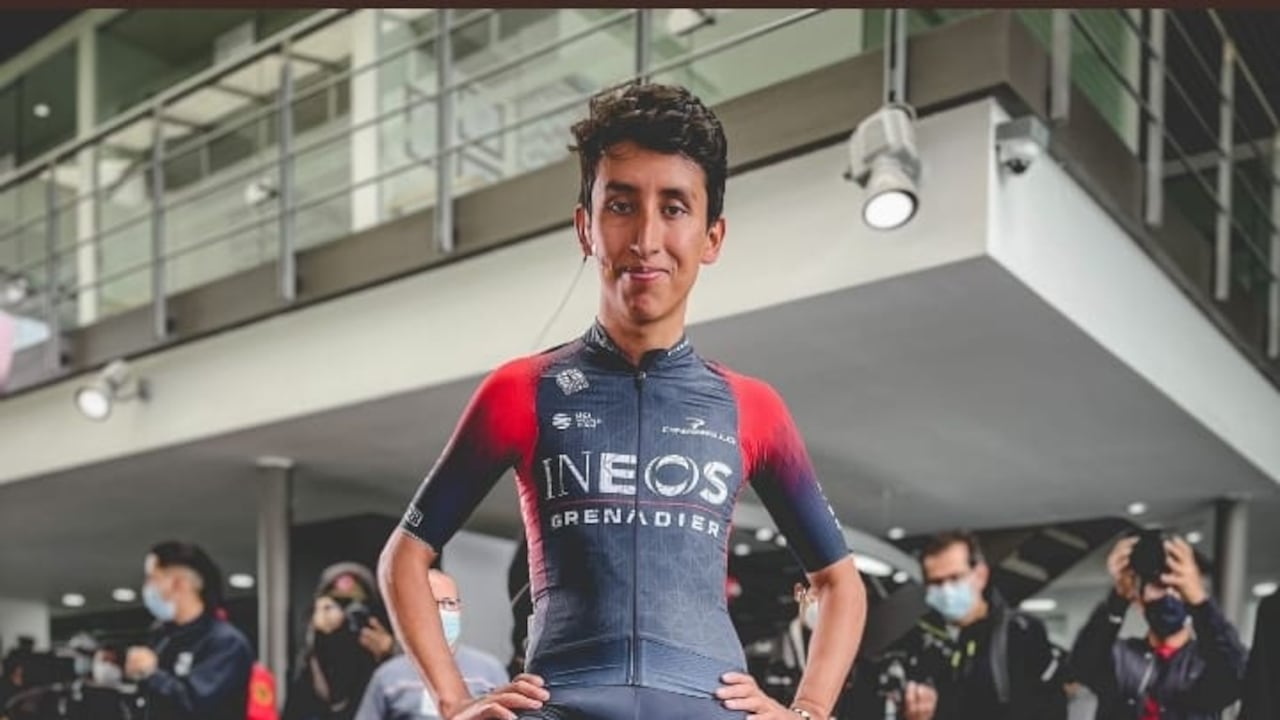 Egan Bernal estuvo en un evento masivo para los medios de comunicación