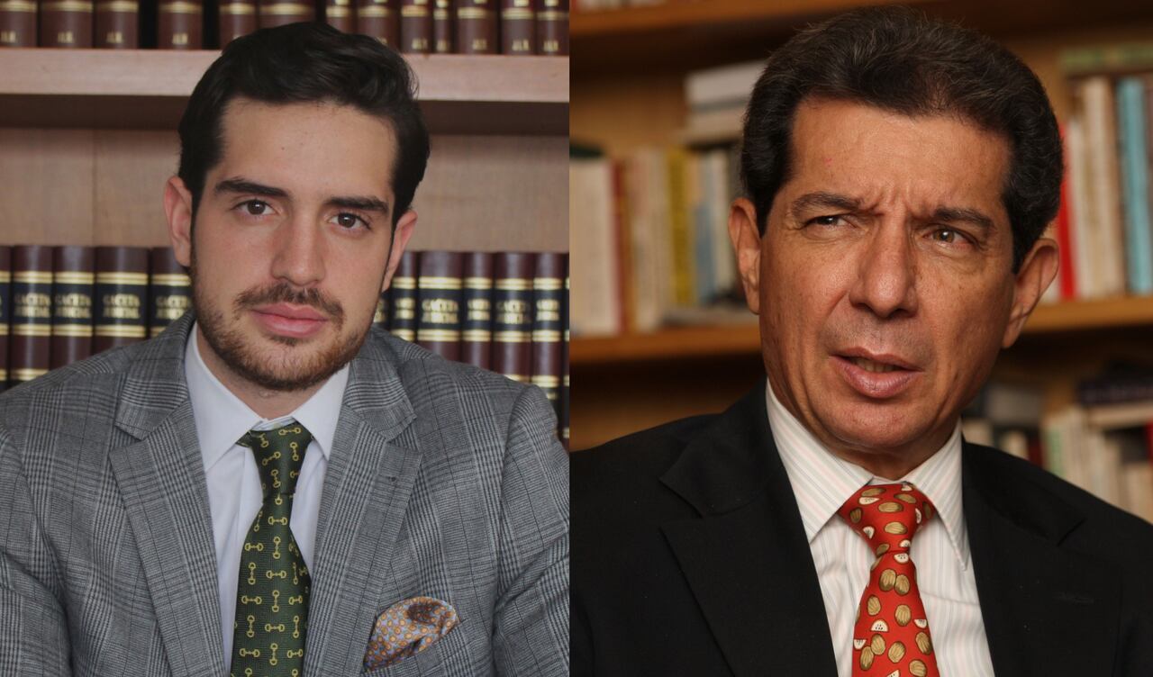 Juan José Lafaurie y su padre José Félix Lafaurie, presidente de Fedegán.