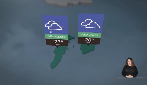 Las lluvias estarán acompañadas de tormentas eléctricas.