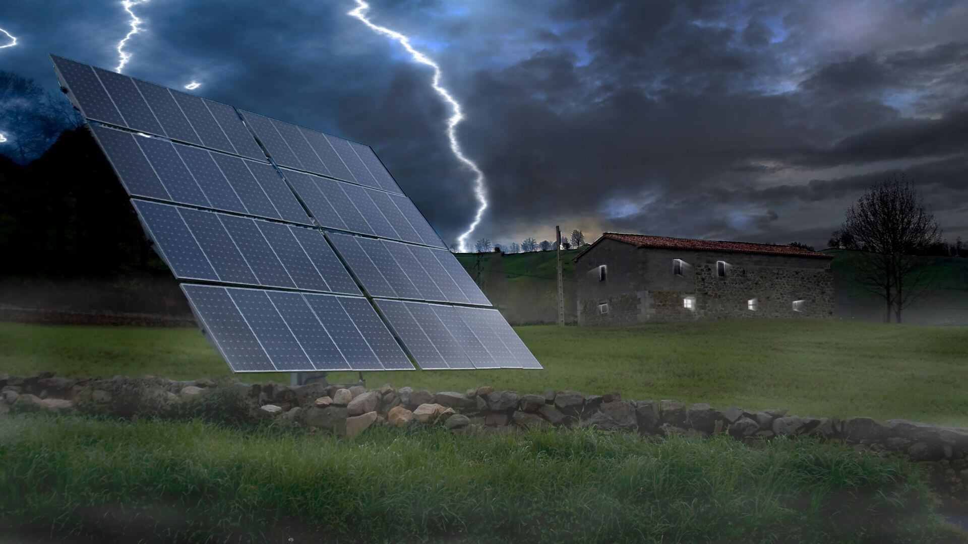 Muchas personas se preguntan si los fenómenos meteorológicos podrían afectar los paneles solares.