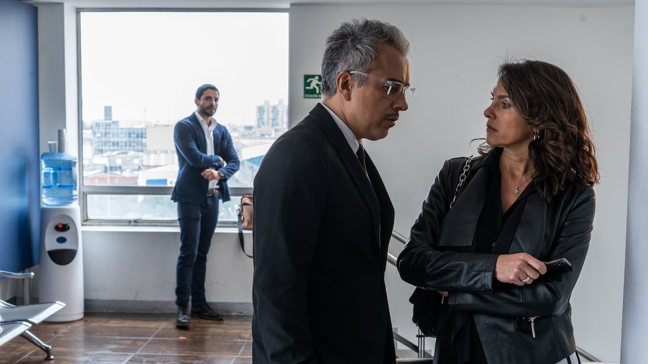 Paola Turbay y Jorge Enrique Abello en 'Ana de nadie'.