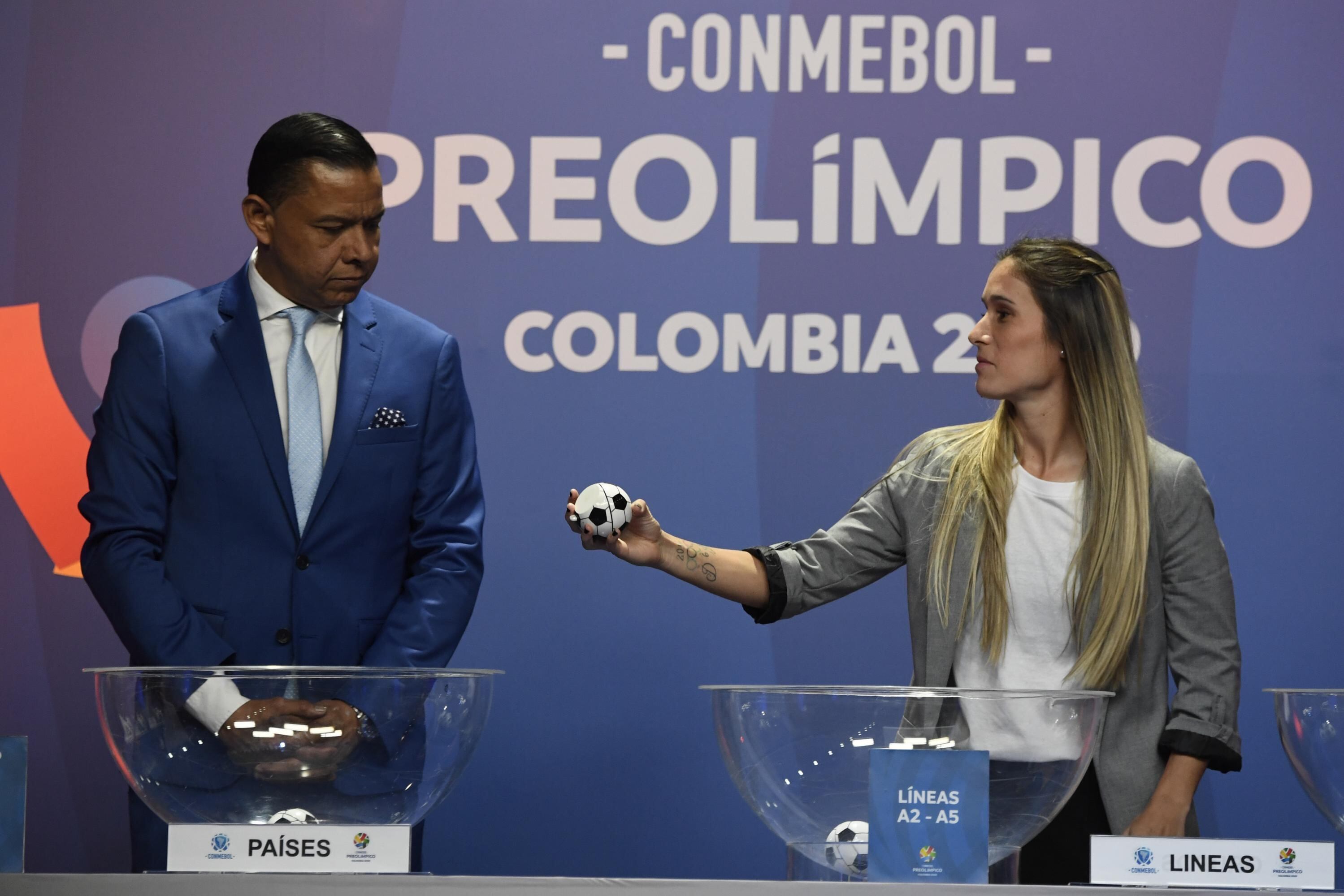 Iván René Valenciano durante el sorteo del pasado campeonato preolímpico.