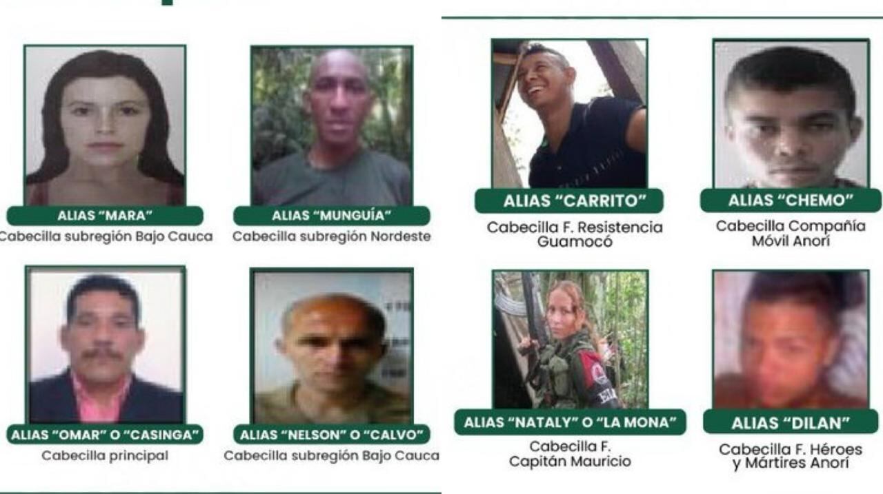 La Gobernación de Antioquia reveló el listado.