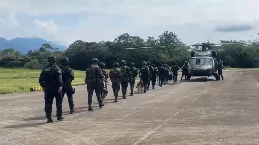 Las refinerías ilegales del Putumayo. La Policía de Carabineros lideró un operativo