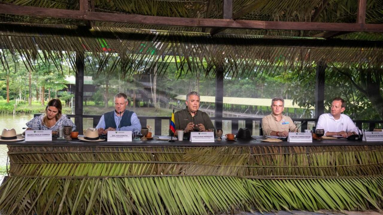 Presidente Iván Duque en la III Cumpre del Pacto de Leticia.