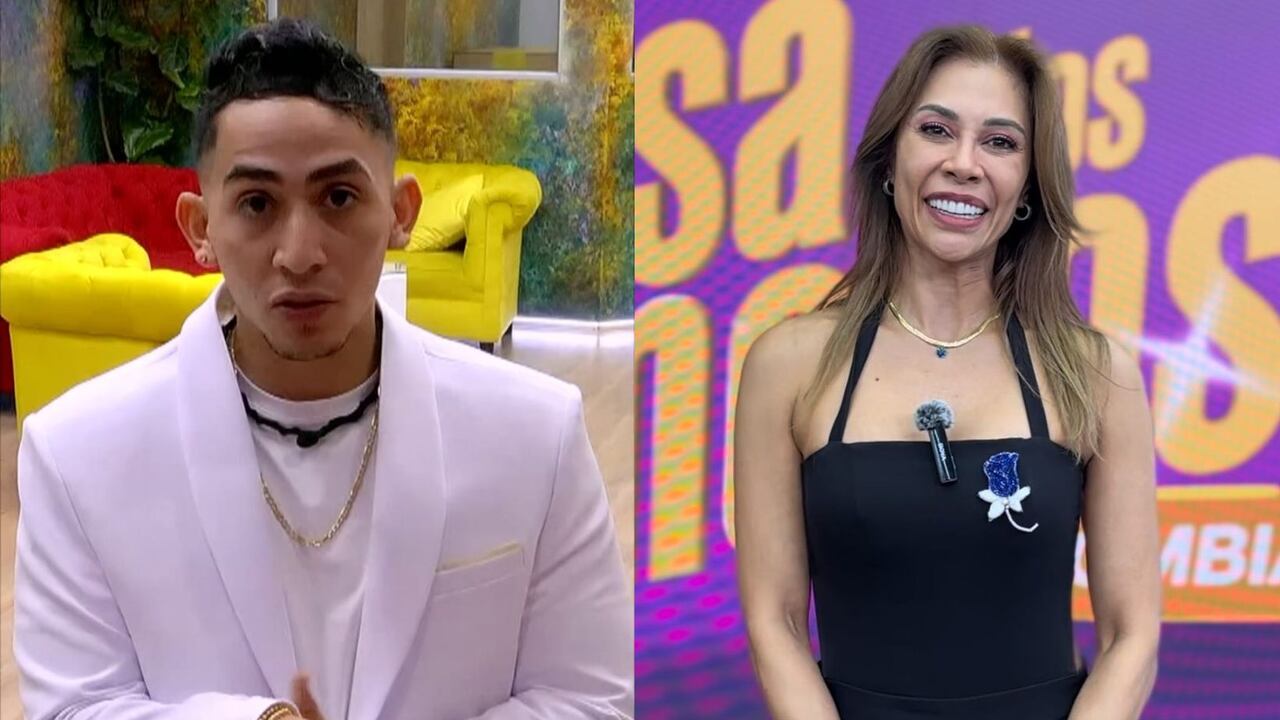 Alfredo Redes y Martha Isabel Bolaños, participantes de 'La casa de los famosos Colombia'.