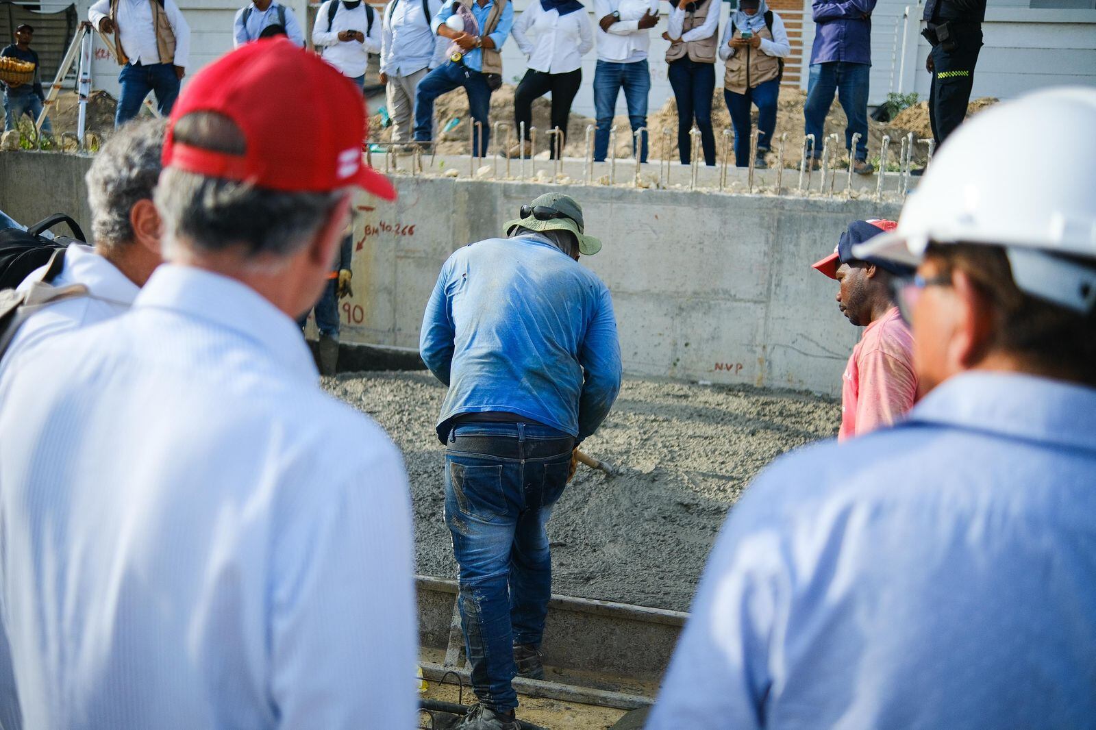Obras en la Gran Vía.