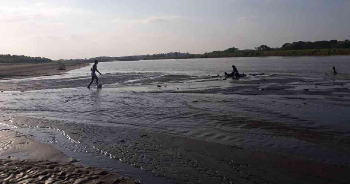 Así se ve el río Cauca a la altura del municipio de Caucasia. Foto: Archivo particular
