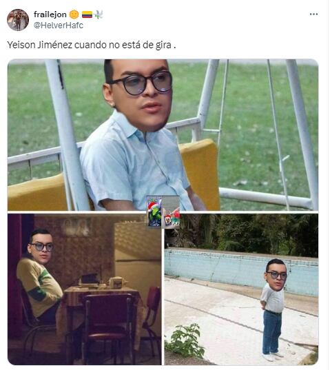 Memes Yeison Jiménez.