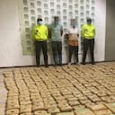 Los capturados transportaban la marihuana en un vehículo particular.