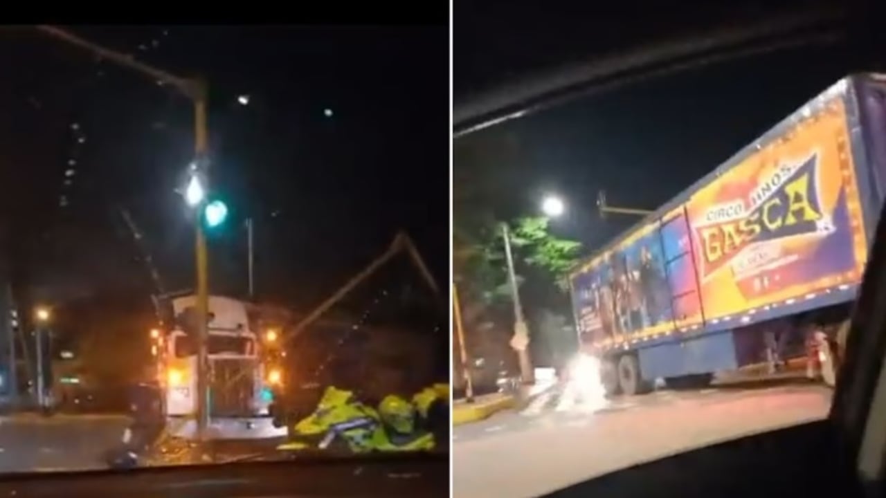 La red eléctrica también se vio afectada tras el accidente que generó la tractomula.