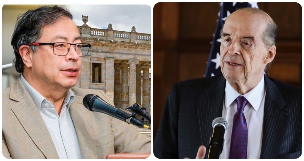 Gustavo Petro y Álvaro Leyva.