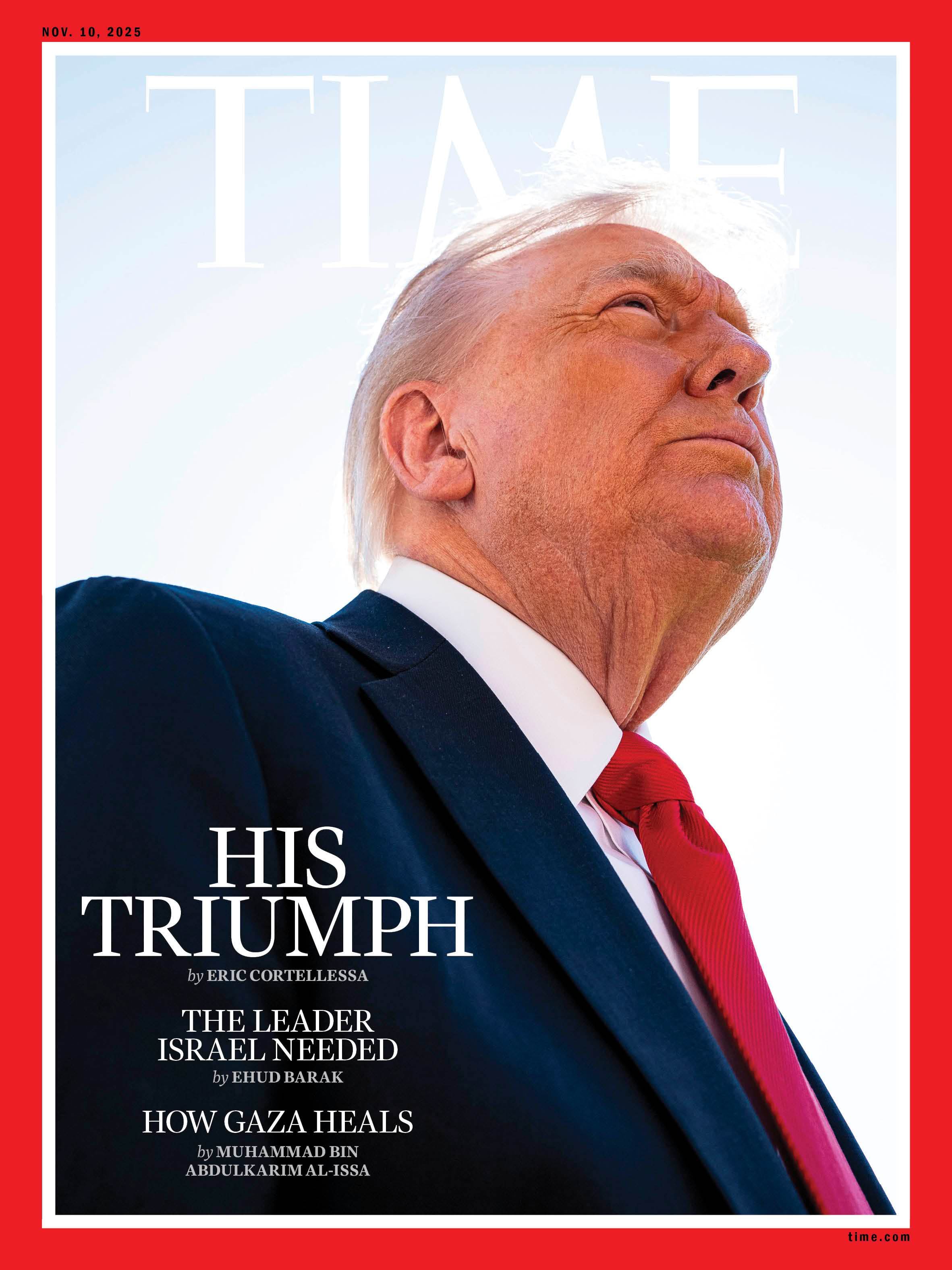 Donald Trump en la portada de la revista Time