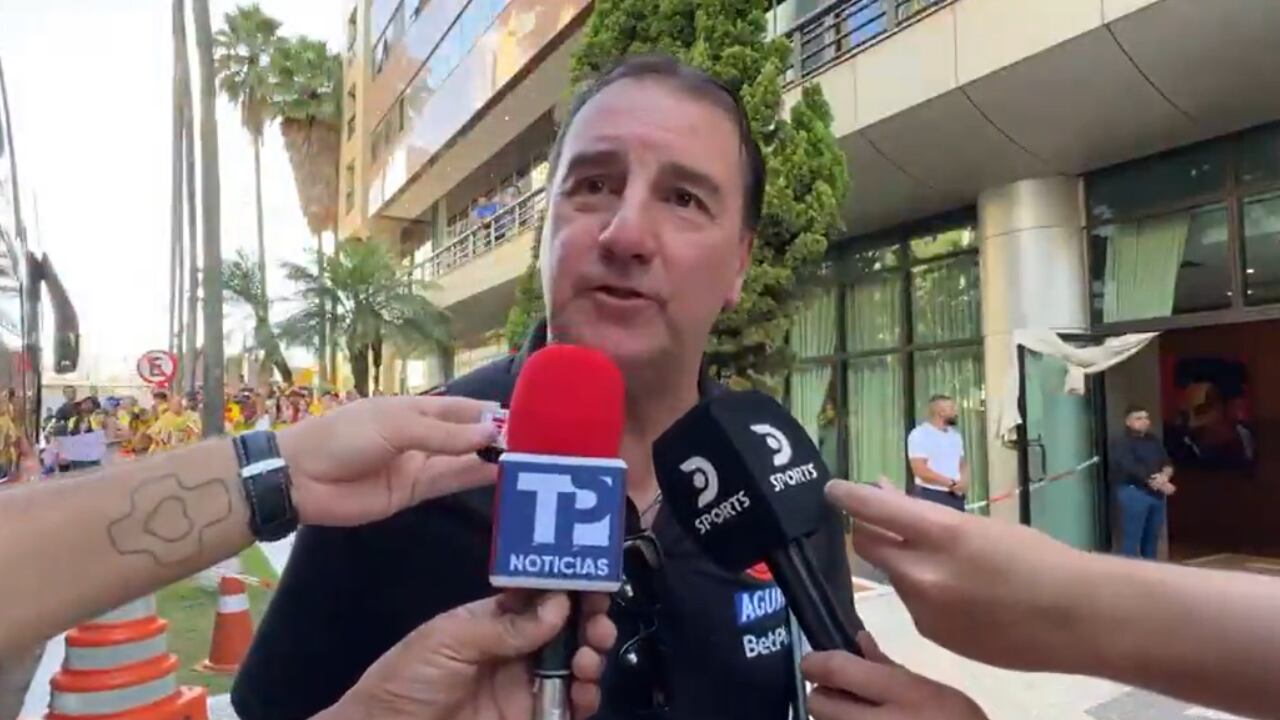 Néstor Lorenzo hizo varias declaraciones previo al juego con Brasil