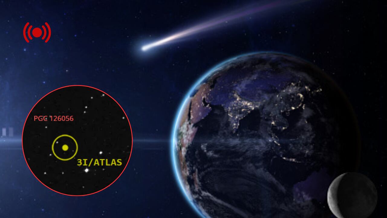 La trayectoria del cometa 3I/ATLAS ya es pública en tiempo real y genera expectativas globales.