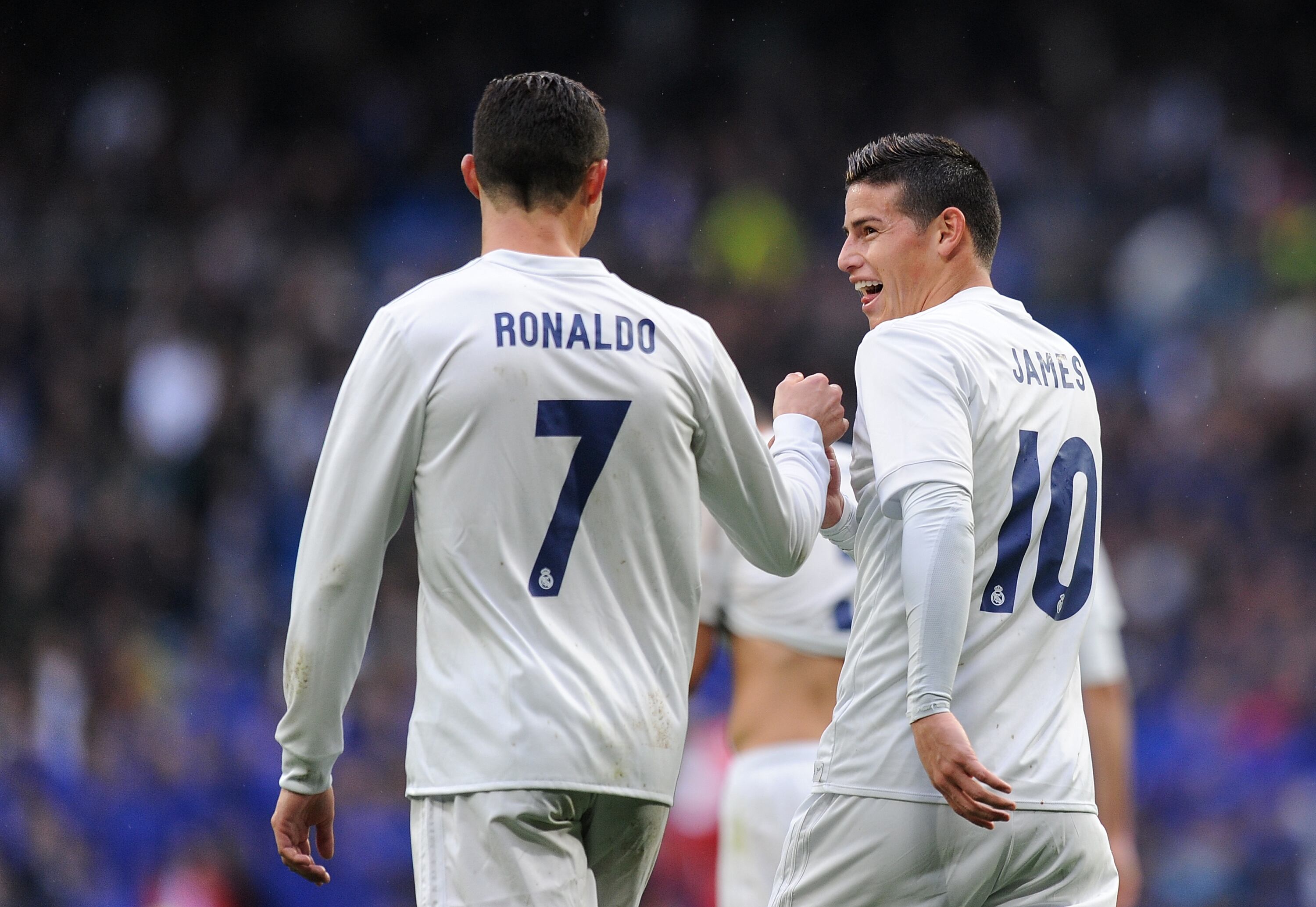 El colombiano compartió camerino con el luso en el Real Madrid.