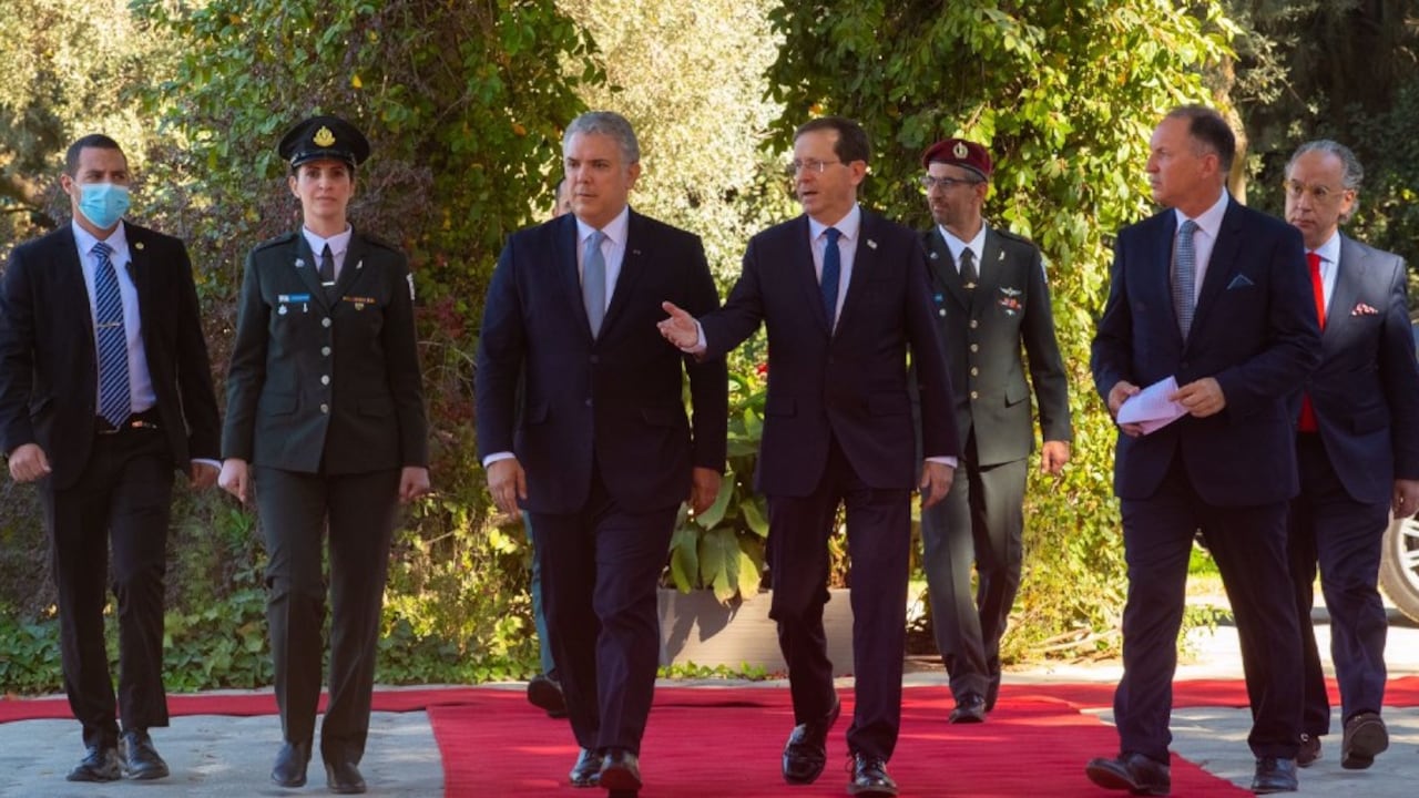 Iván Duque e Isaac Herzog