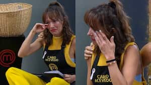 Carolina Acevedo rompe en llanto tras haberse quedado más tiempo en la despensa.