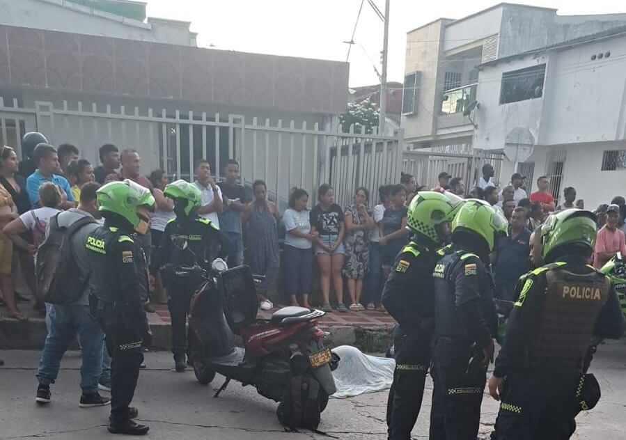 Mujer asesinada en el sur de Barranquilla.