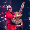 MONTERREY, MEXICO - FEBRUARY 17: Alejandro Sanz performing during a concert at Arena Monterrey on February 17, 2023 in Monterrey, Mexico. (Photo by Medios y Media/Getty Images)