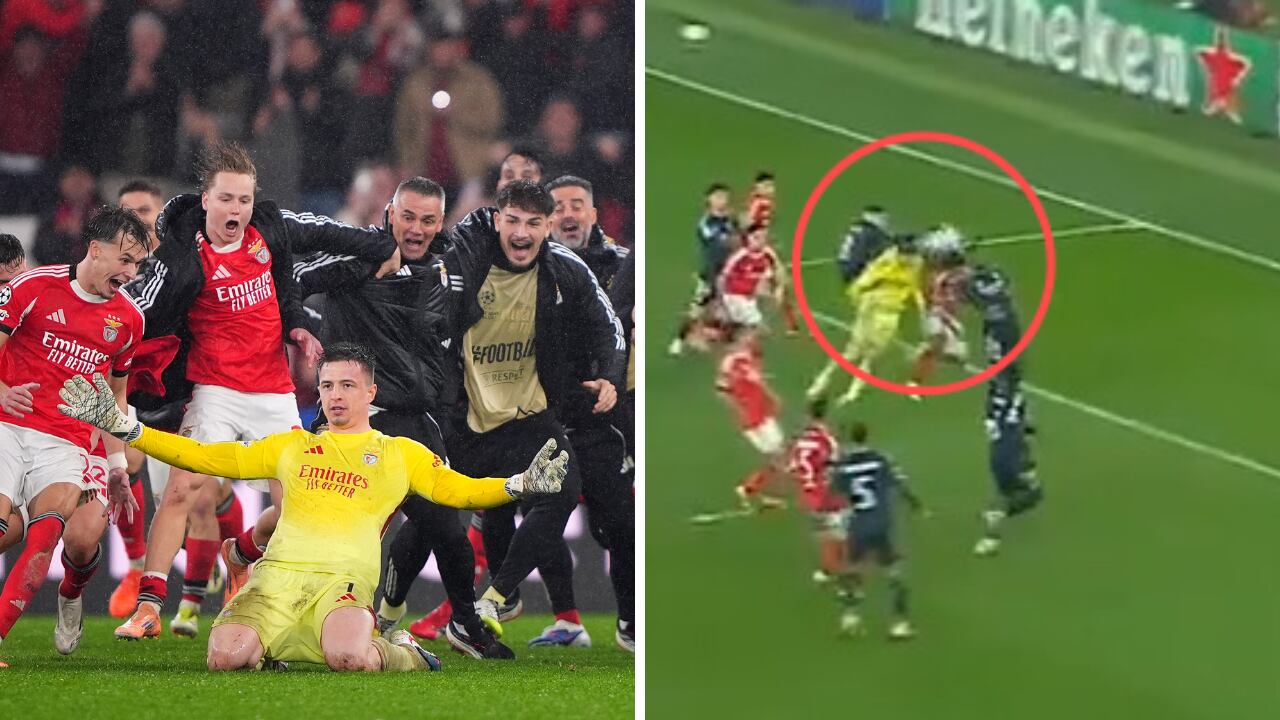 Golazo histórico del Benfica al Real Madrid en Champions.