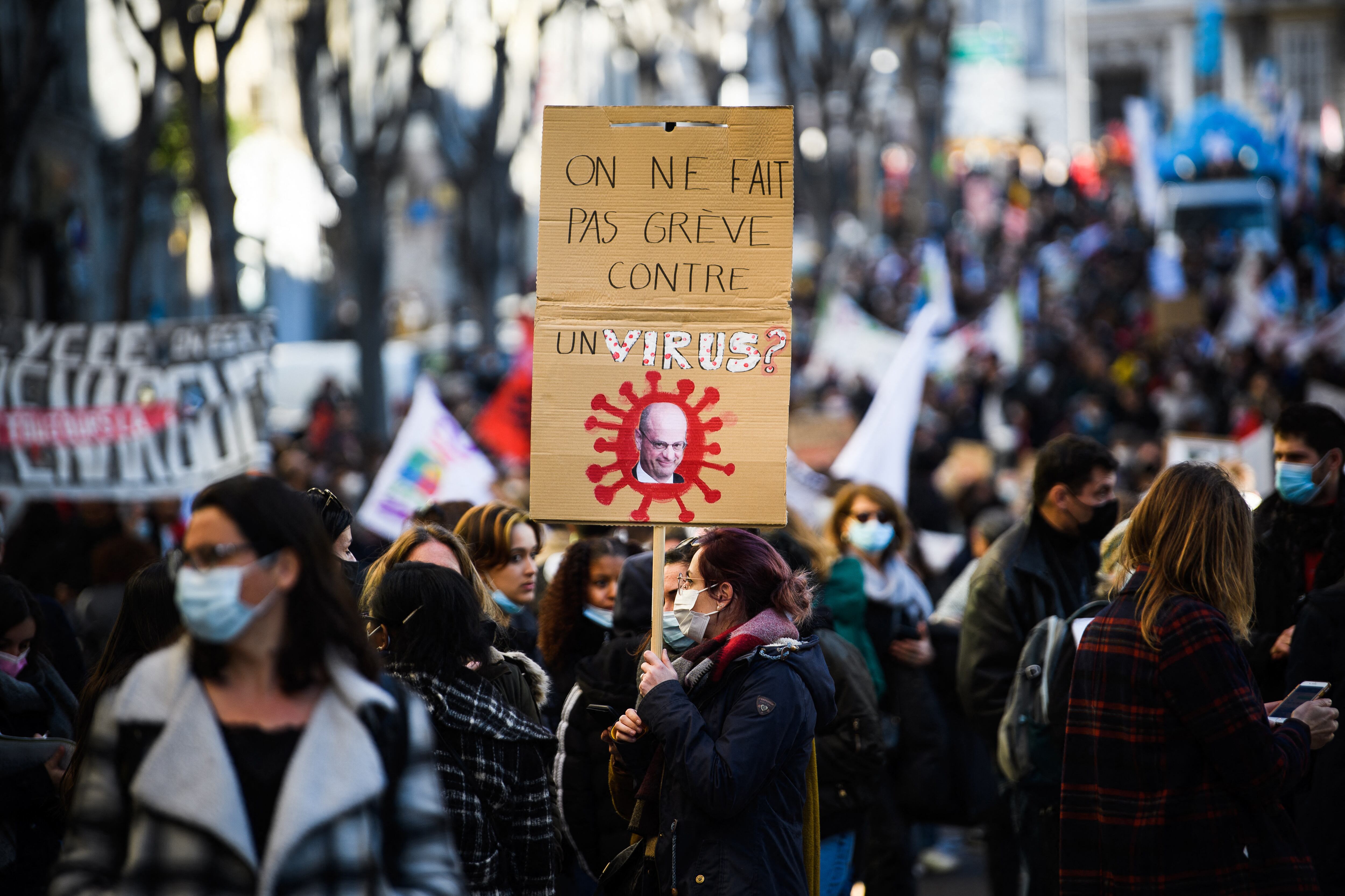 Protestas de maestros