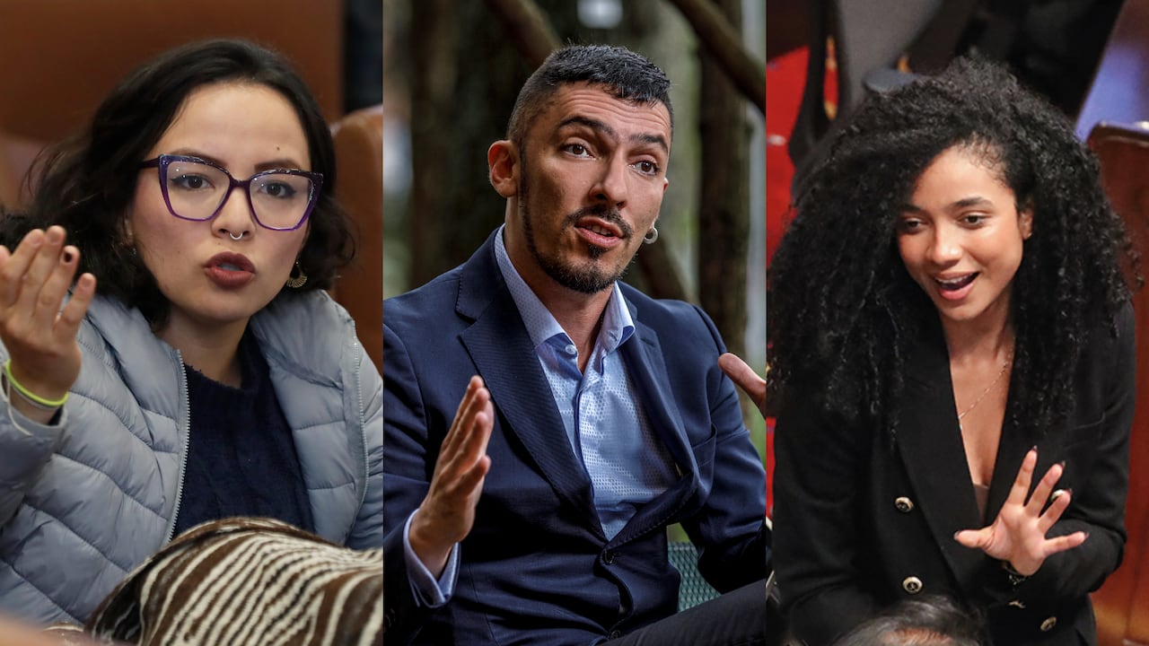 Jennifer Pedraza, Juan Carlos Florián y Juliana Guerrero.