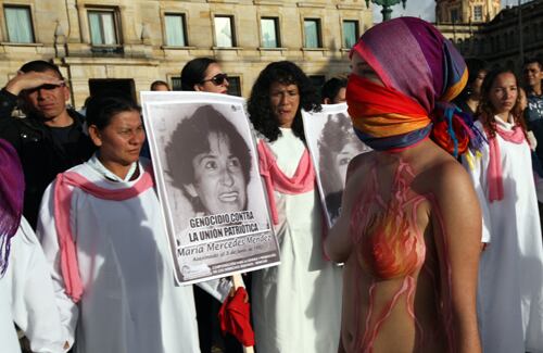 Representaciones artísticas dejaron claro tres interrogantes, ¿dónde están los desaparecidos?, ¿dónde están nuestros muertos?, ¿dónde está la justicia?