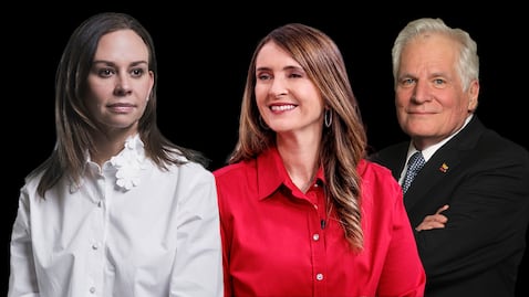María Claudia Tarazona, Paloma Valencia y Miguel Uribe Londoño.