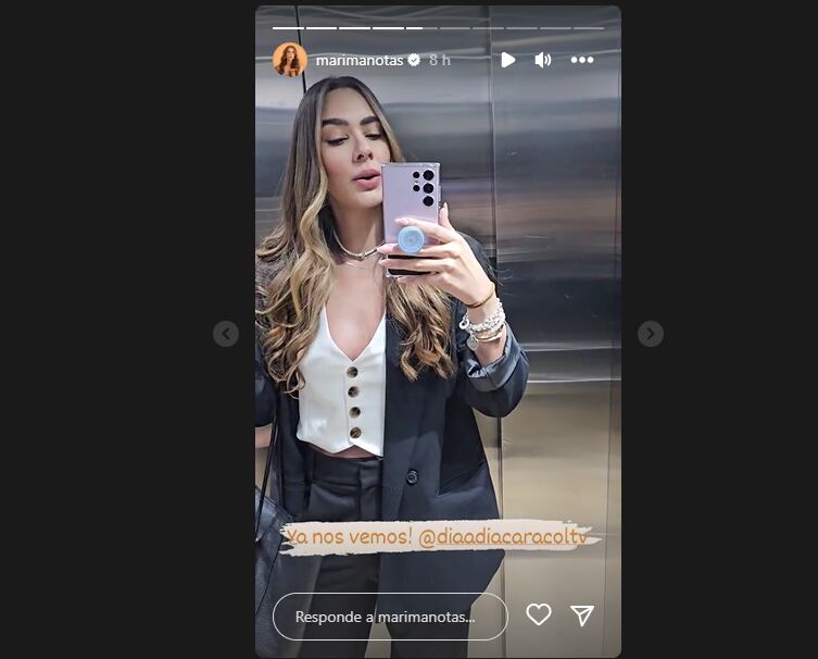 La creadora de contenido estuvo en Día a Día