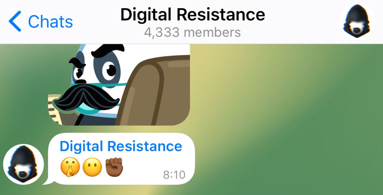 Modo Batman de Telegram
