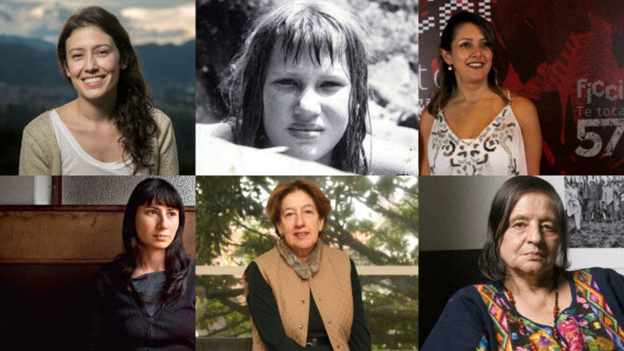 Daniela Abad, cortesía de Revista Diners/E. Duperly; Clare Weiskopf, en 'Amazona'; Natalia Orozco, crédito: Pablo Andrés Monsalve Mesa / Semana; Natalia Santa, crédito: Iván Herrera; Camila Loboguerro, crédito: Guillermo Torres / Semana; Marta Rodriguez, cortesía Secretaría de Cultura, Recreación y Deporte.