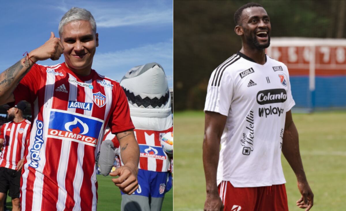 Juan Fernando Quintero y Jackson Martínez