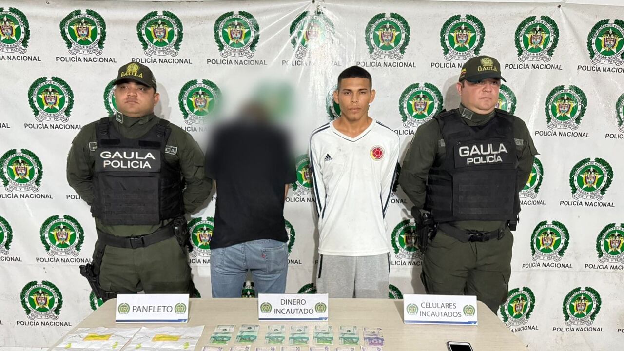 Capturados en operativo del Gaula de la Policía.