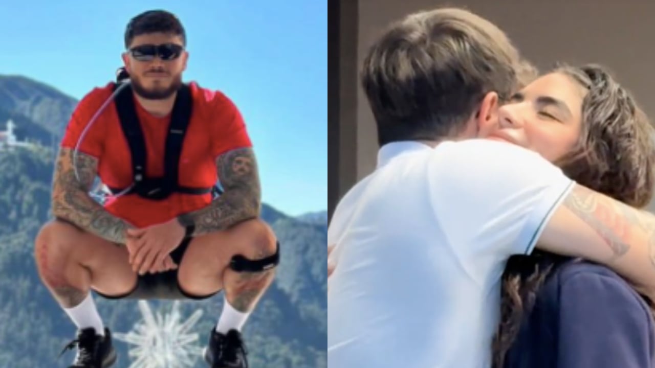 Kevin Hernando Bocanegra y su novia Jois Ramírez.