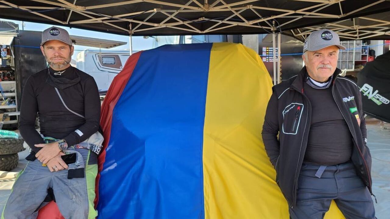 Javier Vélez y Mateo Moreno, los colombianos con cupo en el Rally Dakar 2023.