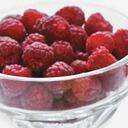 Frambuesas con salsa inglesa