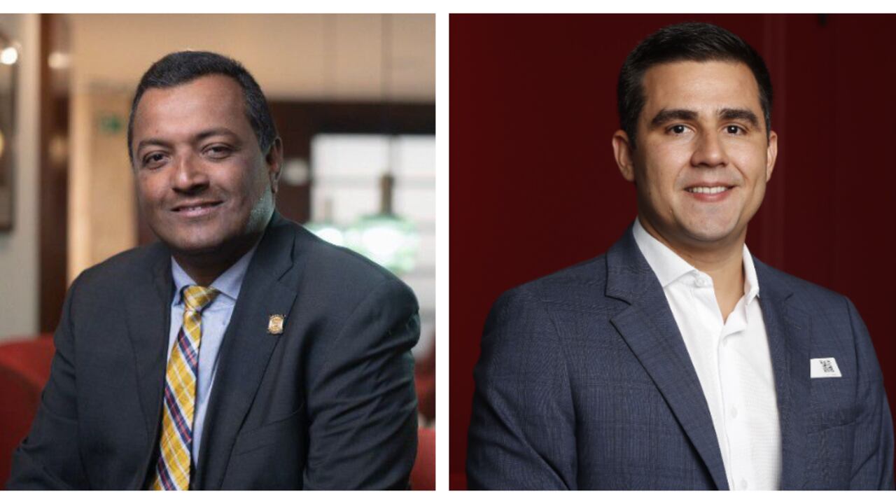 Los representantes a la Cámara Víctor Manuel Salcedo y Carlos Ardila