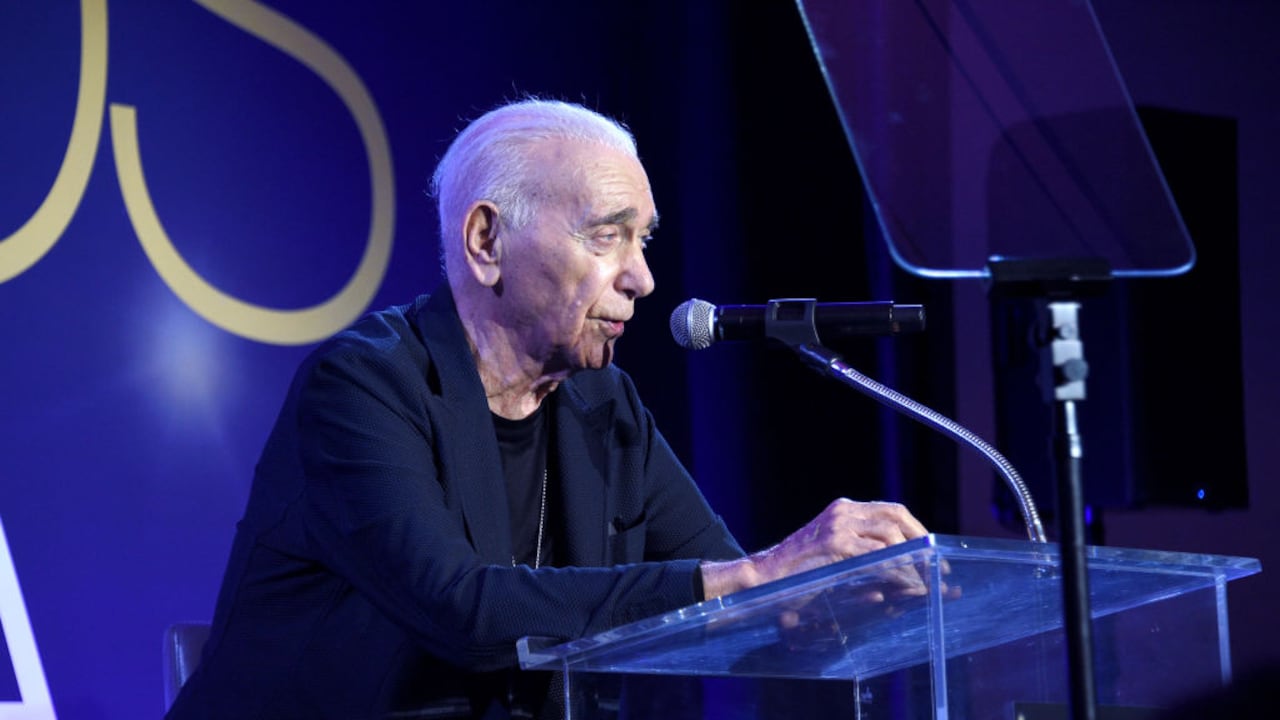 LOS ANGELES, CALIFORNIA - OCTOBER 23: Albert S. Ruddy speaks onstage during the 8th Annual Australians In Film Awards Gala & Benefit Dinner at InterContinental Los Angeles Century City on October 23, 2019 in Los Angeles, California. (Photo by Gregg DeGuire/Getty Images for Australians In Film)