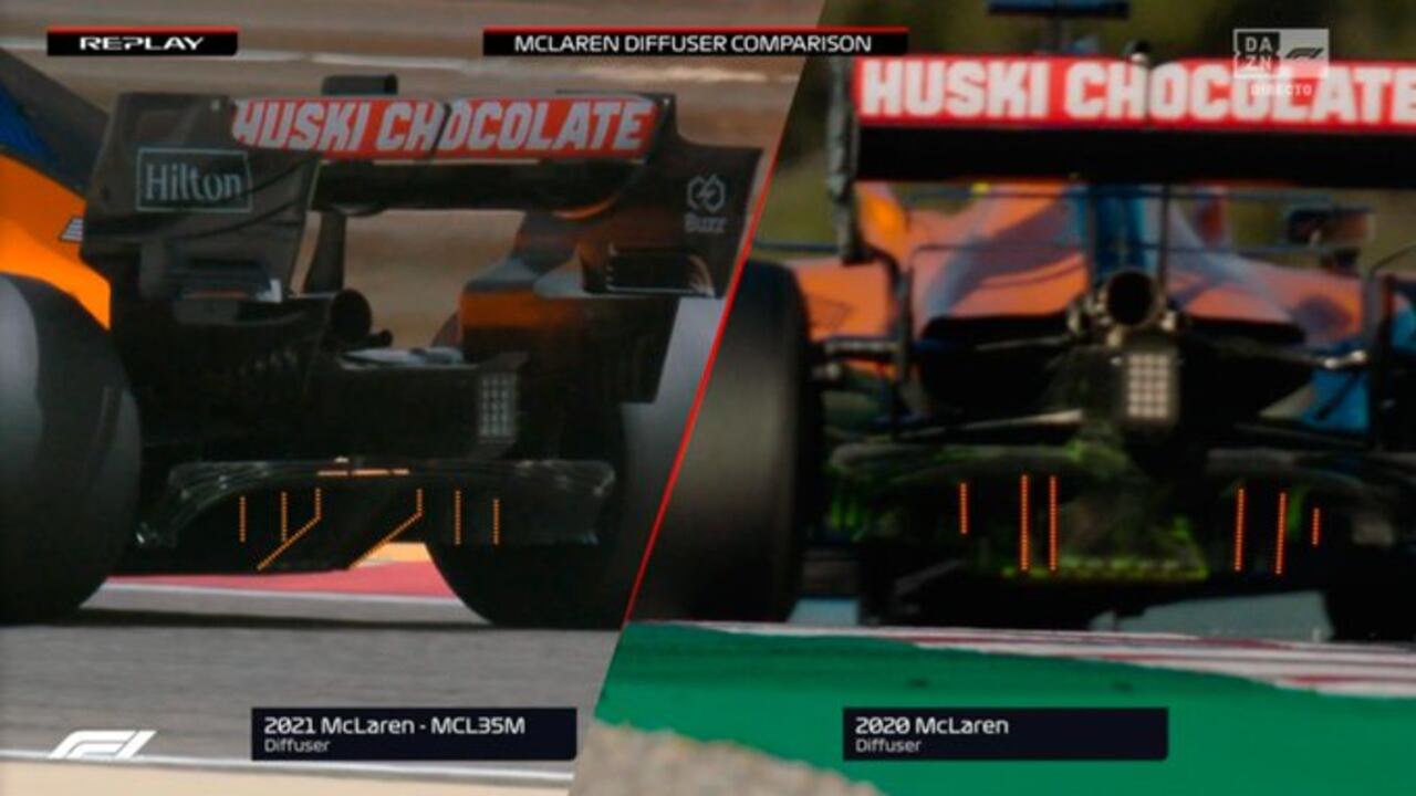 McLaren difusor