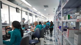 Supersalud realiza inspección en dispensario de Cafam en Bogotá. Fotografías cortesía Superintendencia Nacional de Salud.