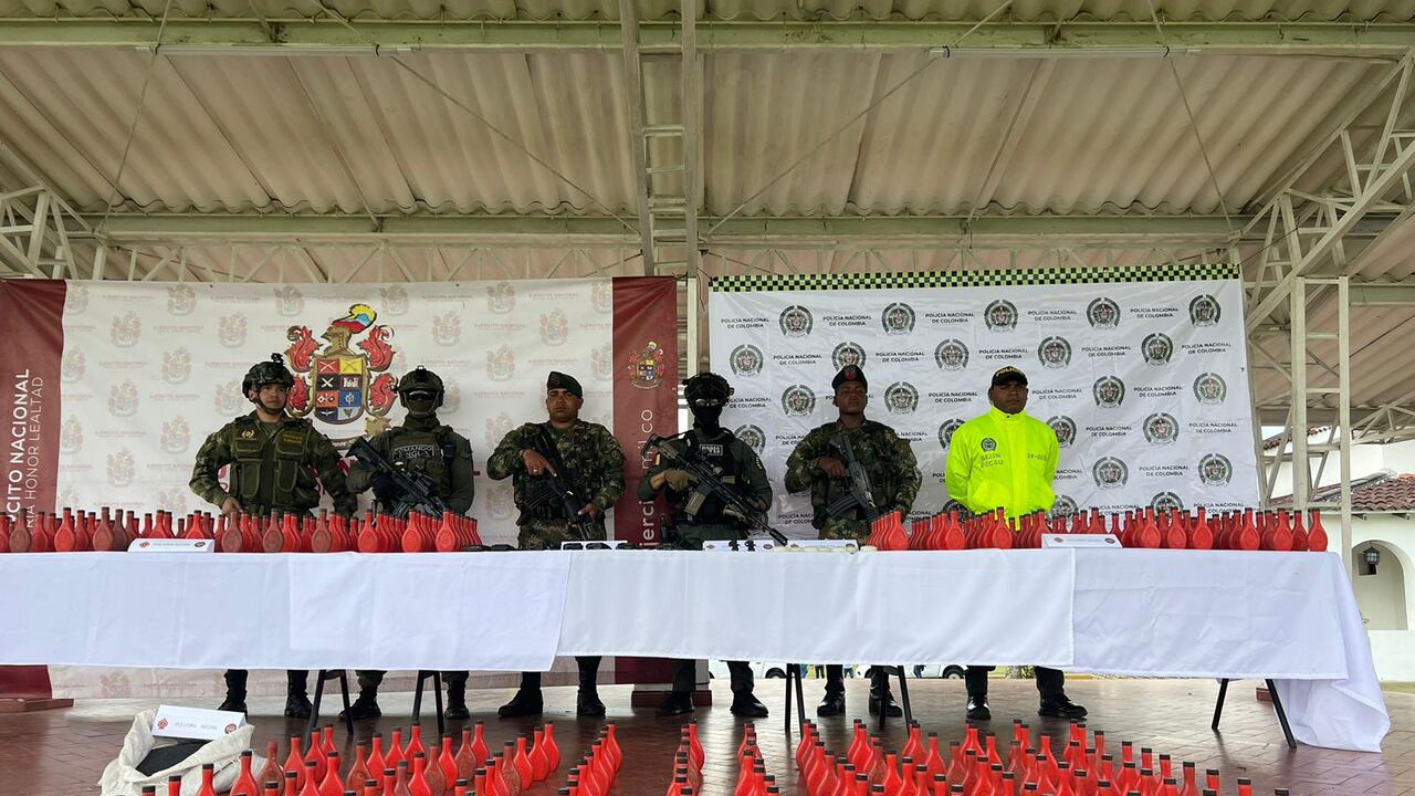 Tropas del Ejército ubicaron un depósito ilegal de la Segunda Marquetalia en el municipio de Argelia, Cauca.