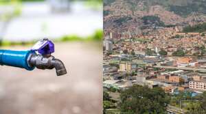 Cortes de agua en Medellín.