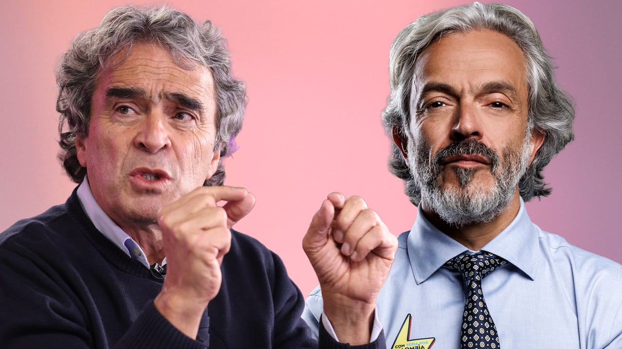 Sergio Fajardo y Juan Daniel Oviedo.
